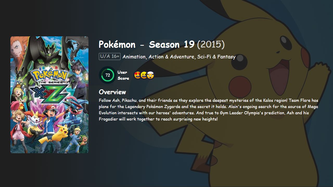 Pokémon Season 19 Hindi-Telugu-Tamil-English Dubbed