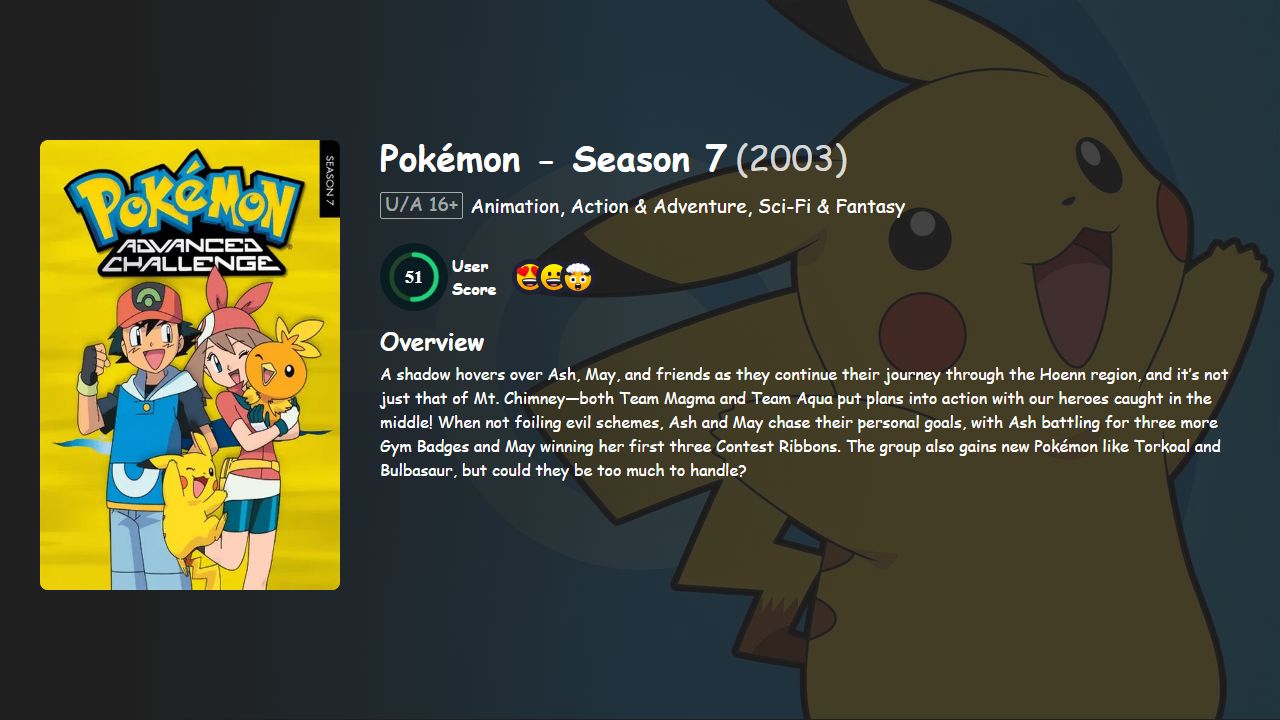 Pokémon Season 7 Hindi-English Dubbed