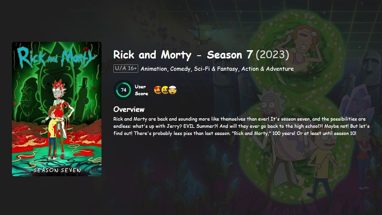 Rick and Morty Season 7 English Dubbed