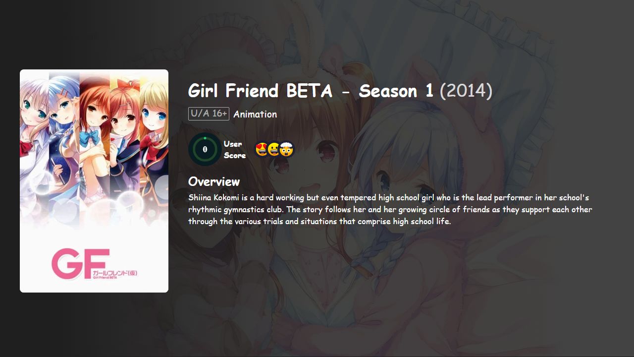 Girl Friend BETA Season 1 Hindi Dubbed
