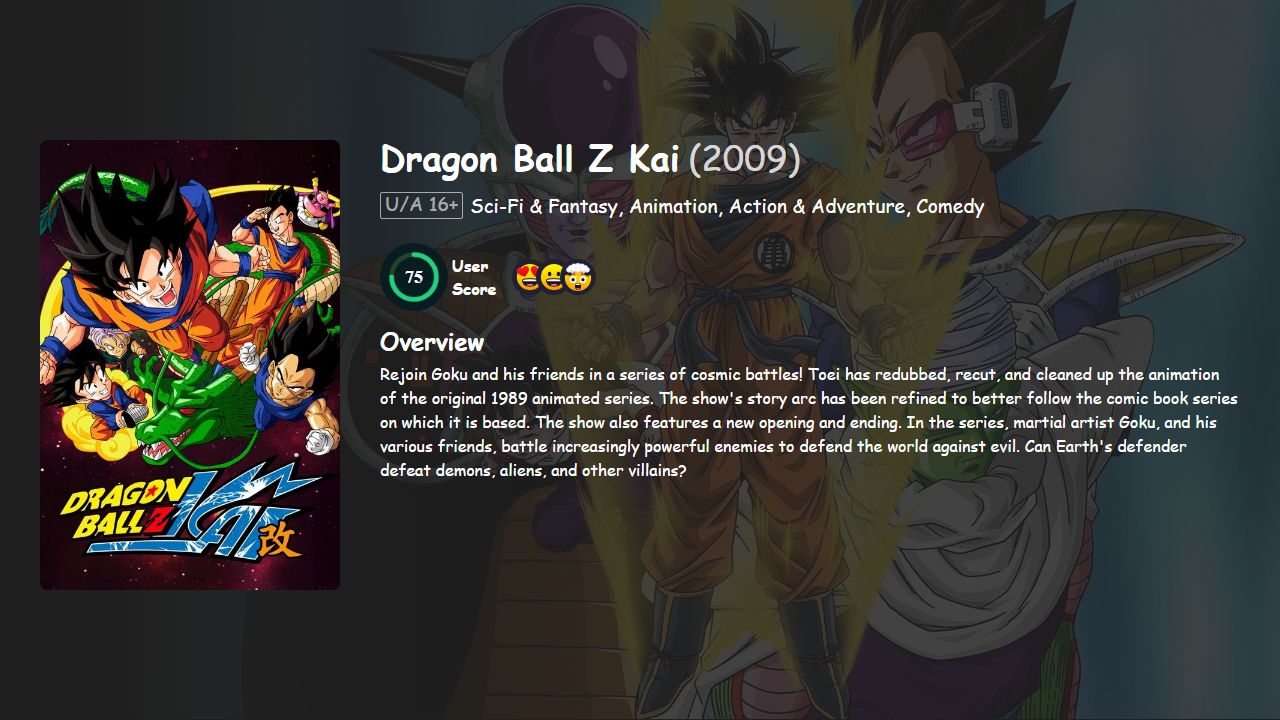 Dragon Ball Z Kai Season 7 Hindi-Telugu-Tamil-English-Japanese Dubbed