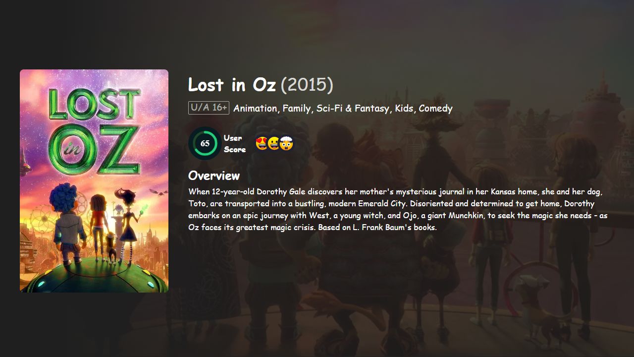 Lost in Oz Season 2 Hindi-English Dubbed