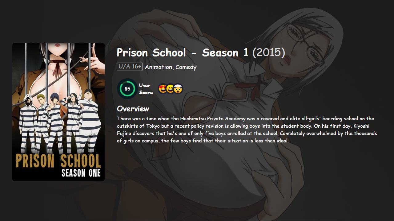 Prison School Season 1 English Dubbed