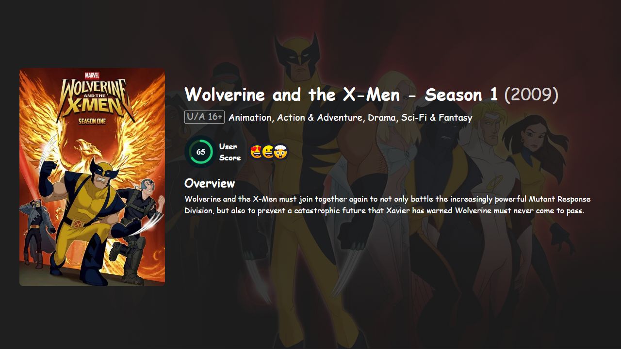 Wolverine and the X-Men Season 1 English Dubbed
