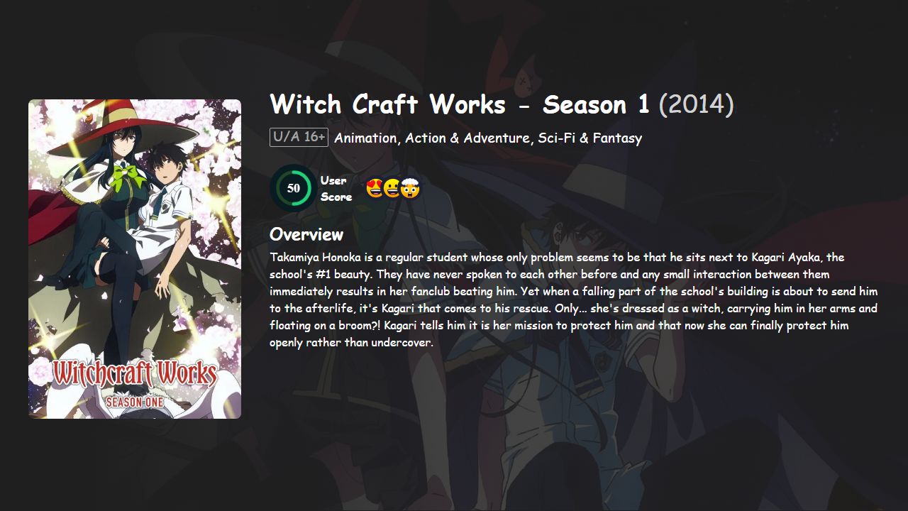 Witch Craft Works Season 1 Japanese Dubbed