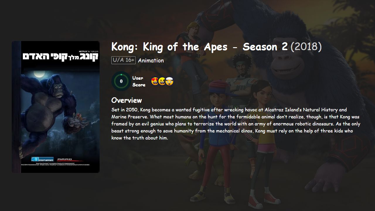 Kong: King of the Apes Season 2 Hindi-English Dubbed