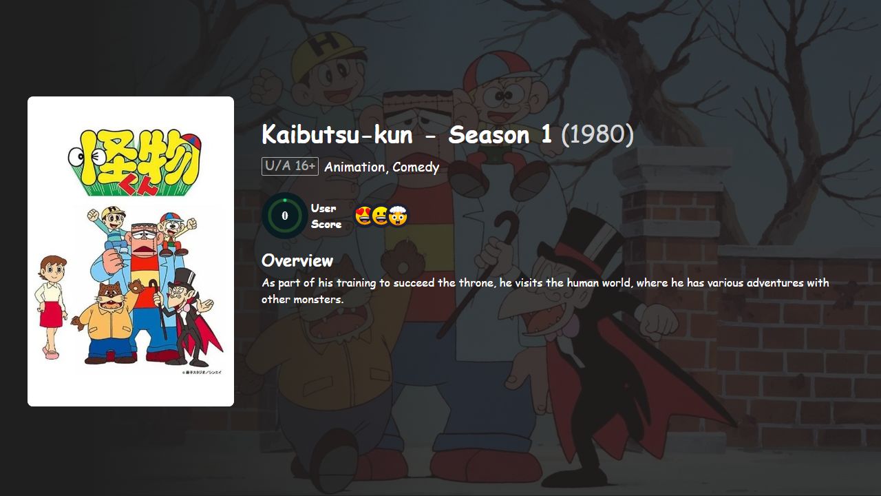 The Monster Kid Season 1 Hindi-Japanese Dubbed