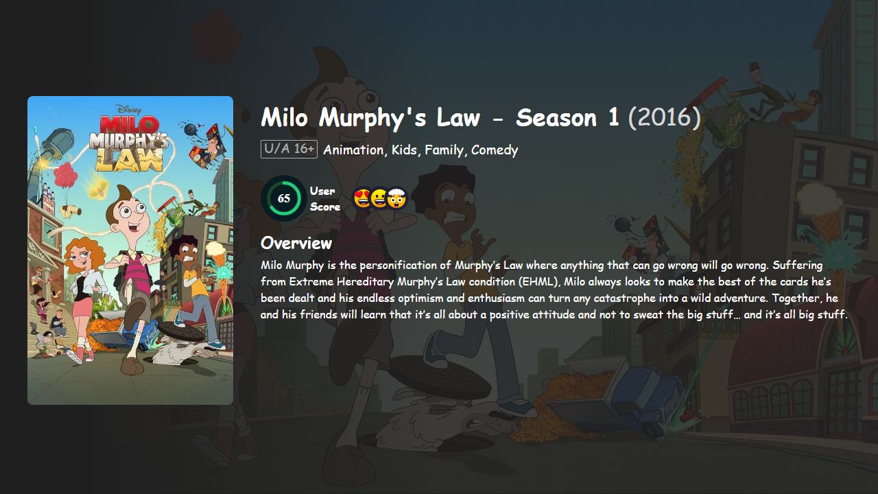 Milo Murphy’s Law Season 1 Hindi-English Dubbed
