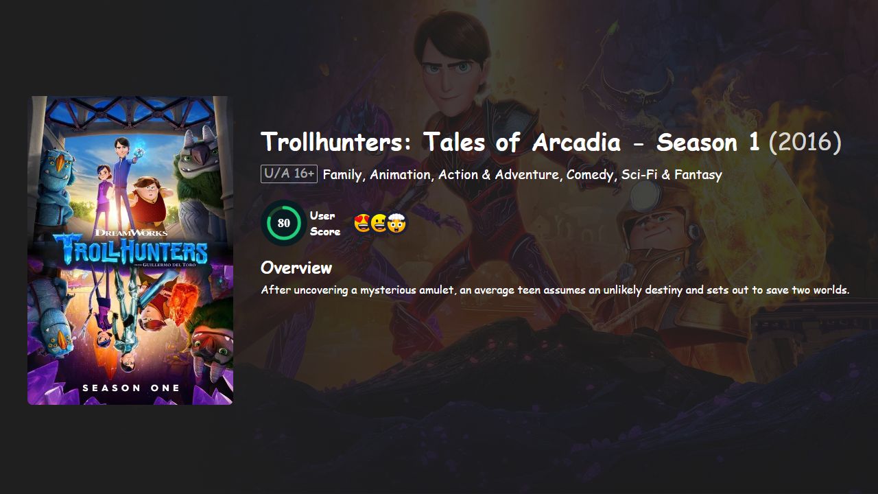 Trollhunters: Tales of Arcadia Season 1 Hindi-English Dubbed