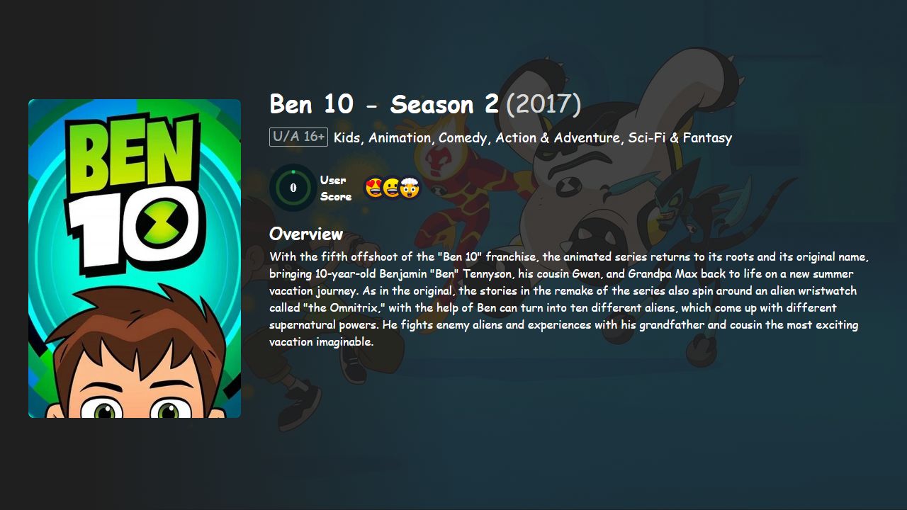 Ben 10 Season 2 Bengali-English Dubbed