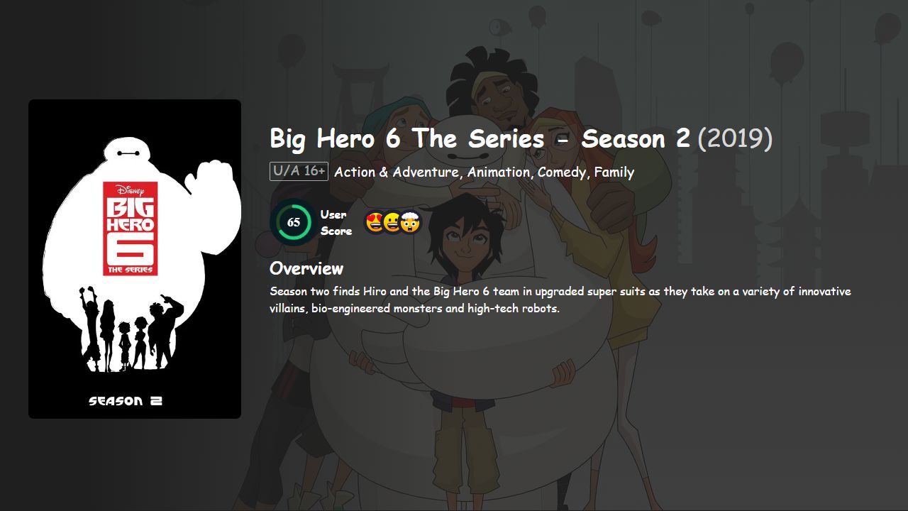 Big Hero 6 The Series Season 2 Hindi-English Dubbed