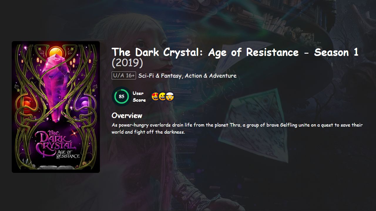 The Dark Crystal: Age of Resistance Season 1 Hindi-English Dubbed
