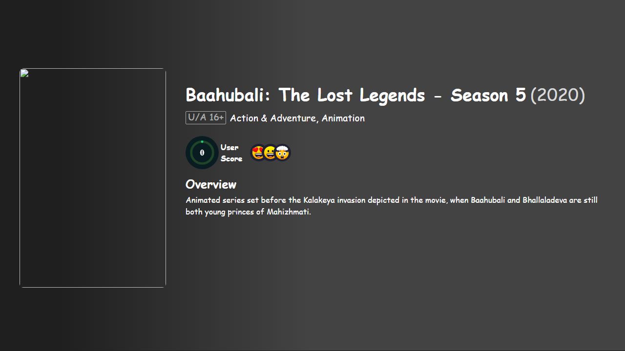 Baahubali: The Lost Legends Season 5 Hindi Dubbed