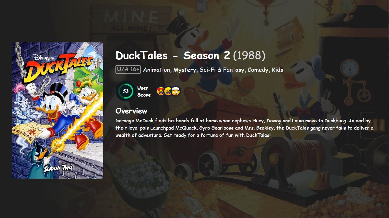 DuckTales Season 2 Hindi-English Dubbed