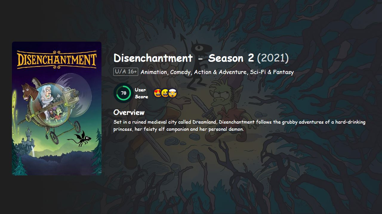Disenchantment Season 2 English Dubbed