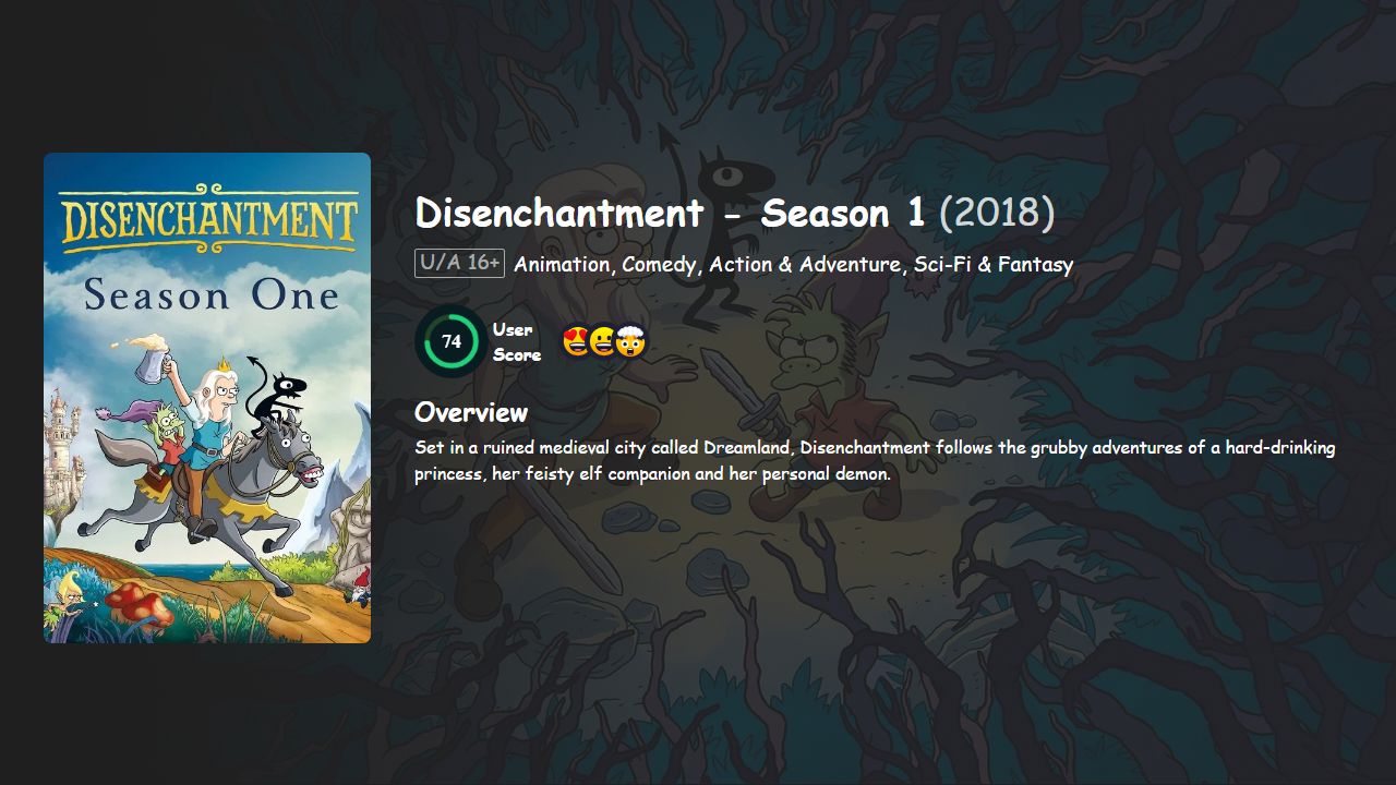 Disenchantment Season 1 Hindi-English Dubbed