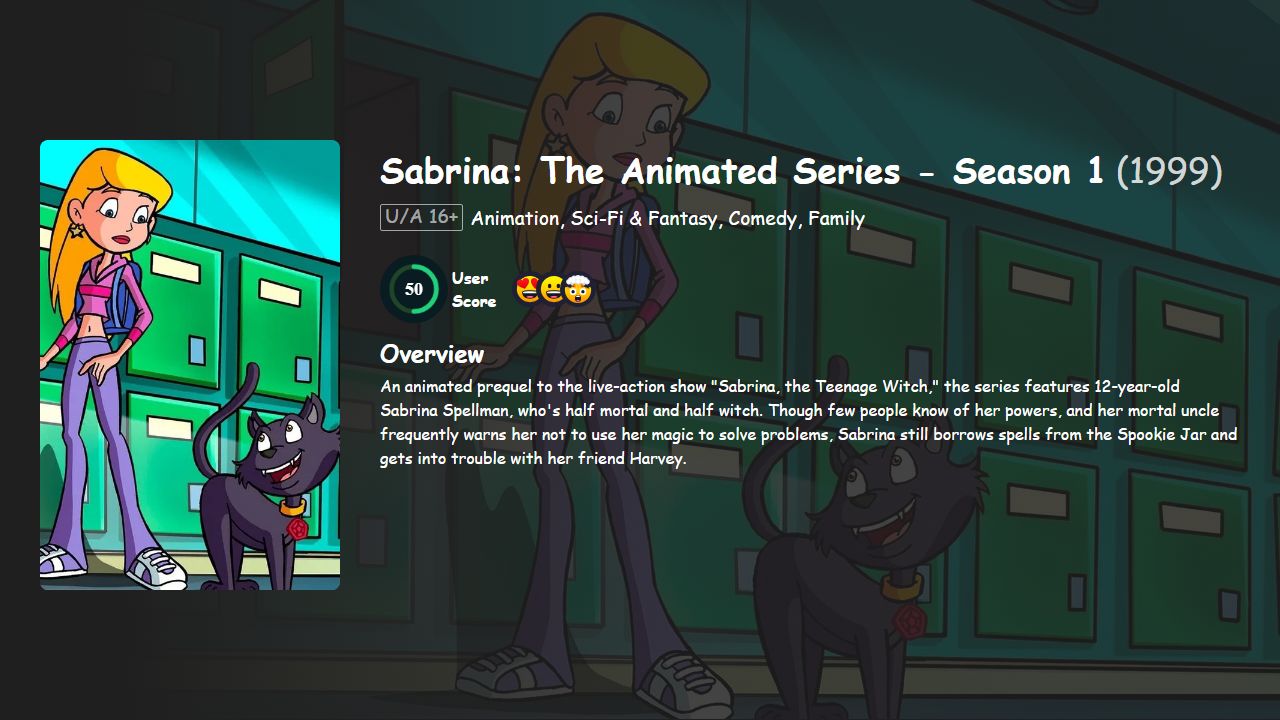 Sabrina: The Animated Series Season 1 Hindi-English-Chinese Dubbed