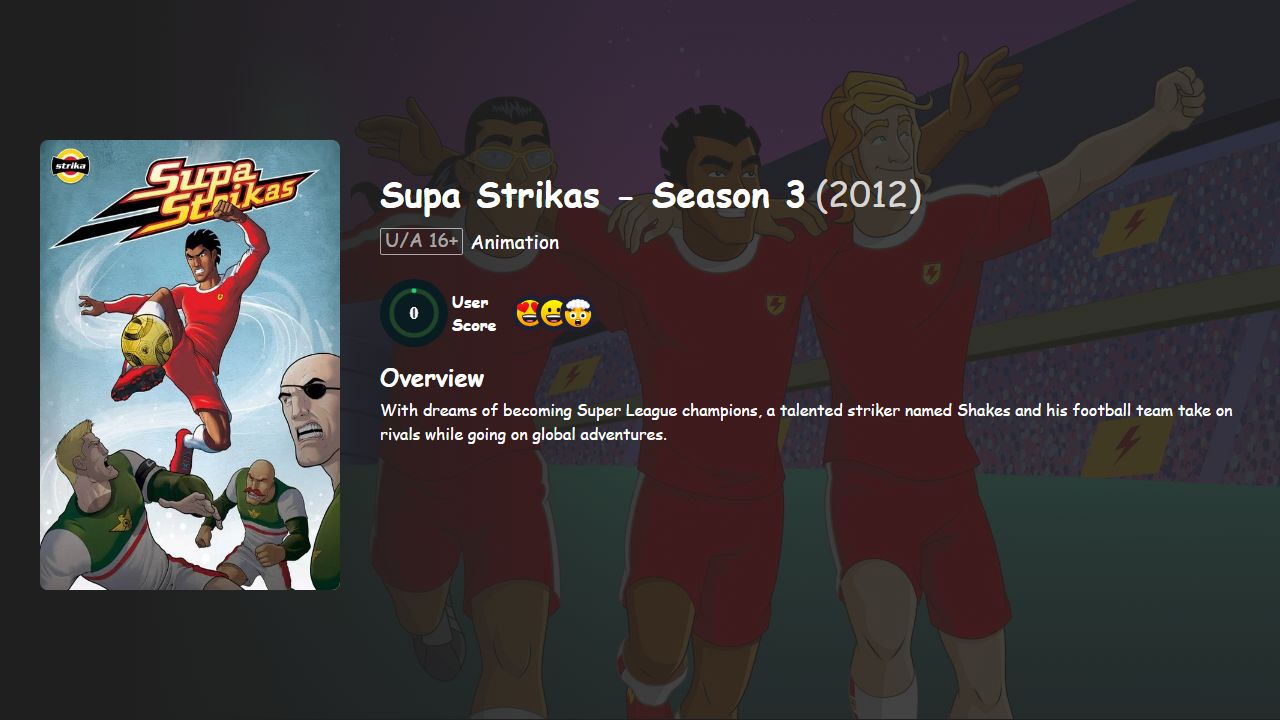 Supa Strikas Season 3 Hindi-Tamil-English Dubbed