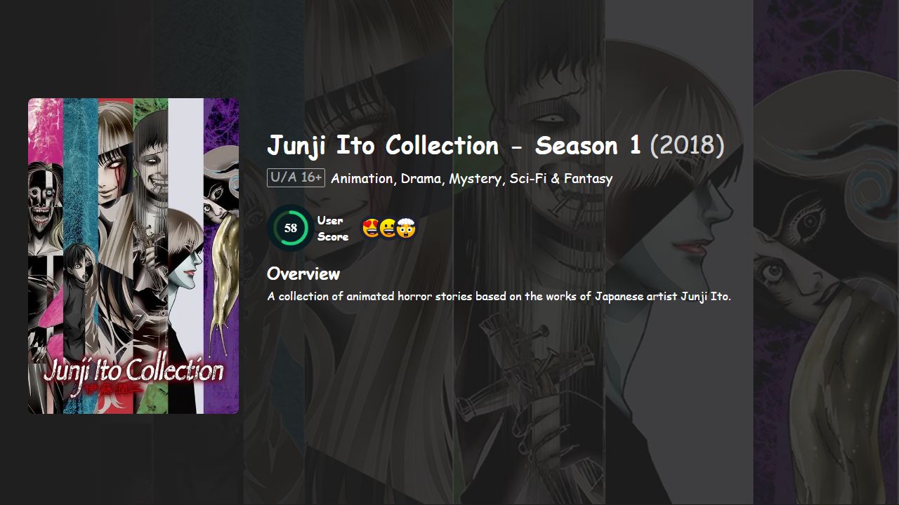 Junji Ito Collection Season 1 Hindi-English-Japanese Dubbed