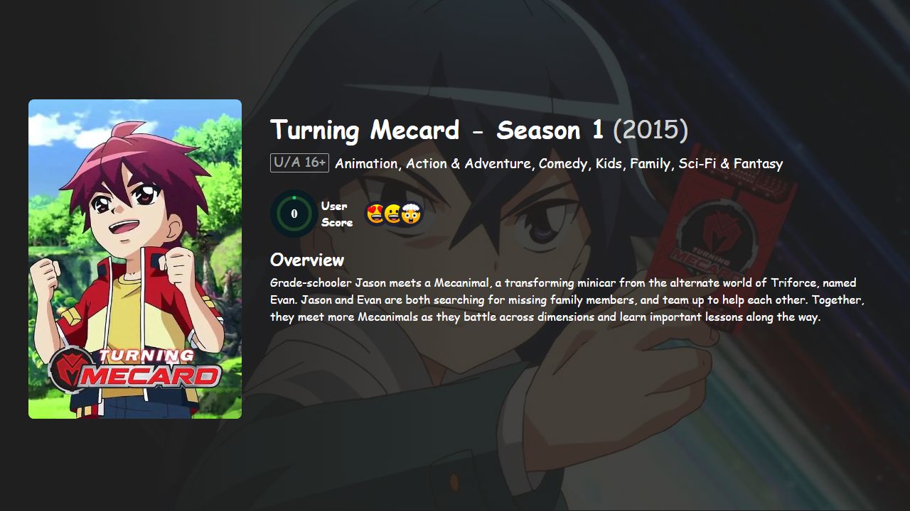 Turning Mecard Season 1 Hindi-Urdu-English Dubbed