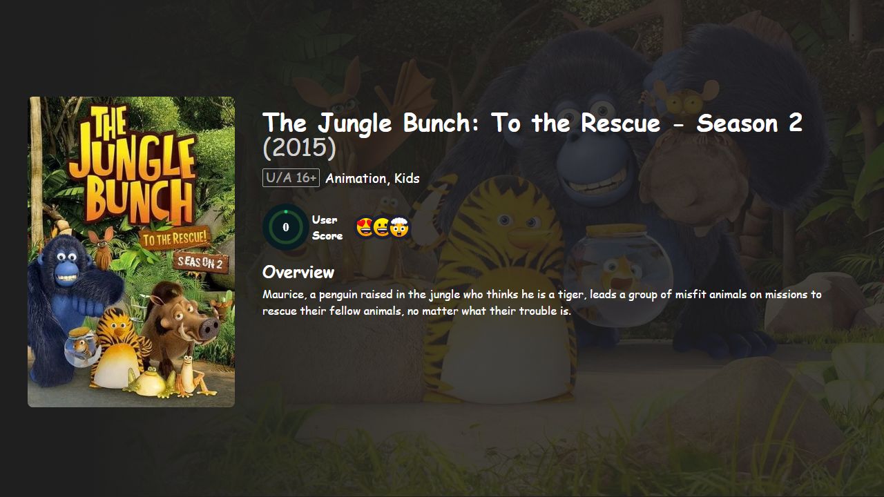 The Jungle Bunch: To the Rescue Season 2 Hindi Dubbed