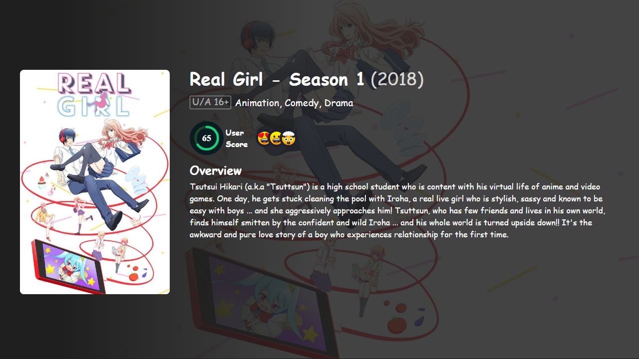 Real Girl Season 1 Japanese Dubbed