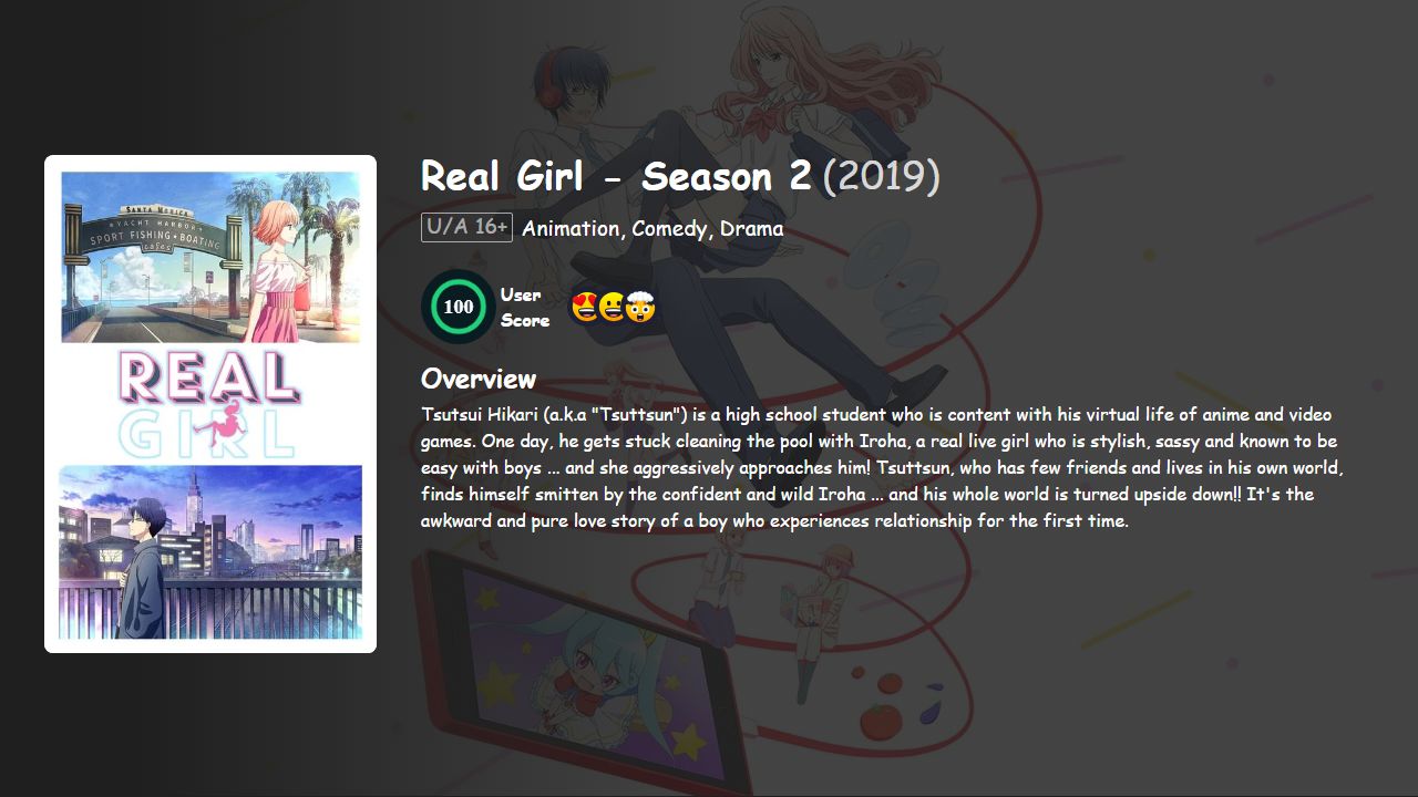 Real Girl Season 2 Japanese Dubbed