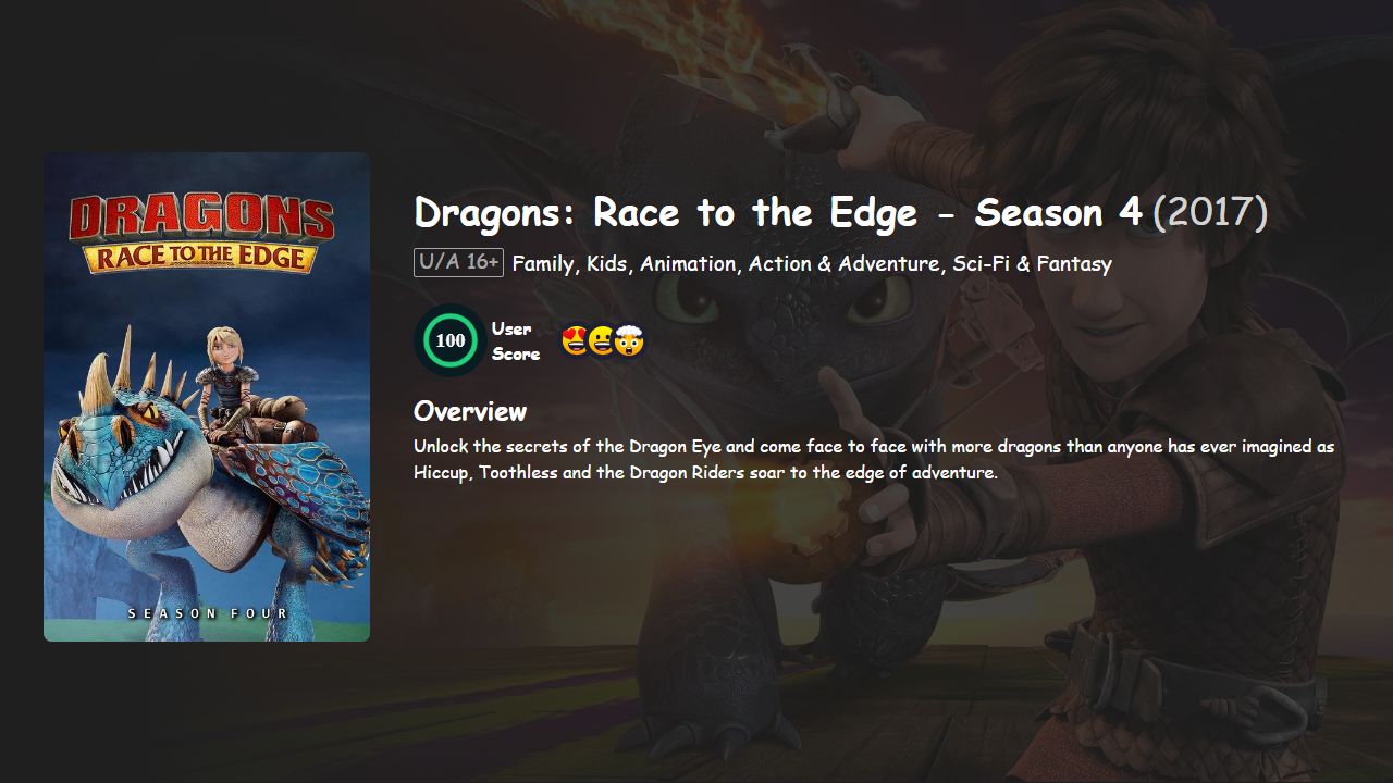 Dragons: Race to the Edge Season 4 English Dubbed