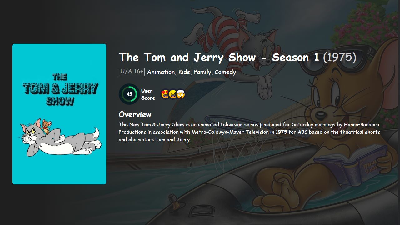 Tom and Jerry Classic Season 1 English Dubbed