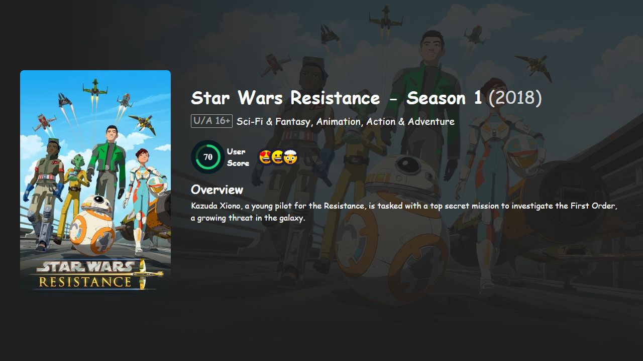Star Wars Resistance Season 1 Hindi-English Dubbed