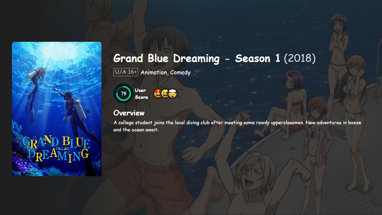 Grand Blue Dreaming Season 1 Japanese Dubbed