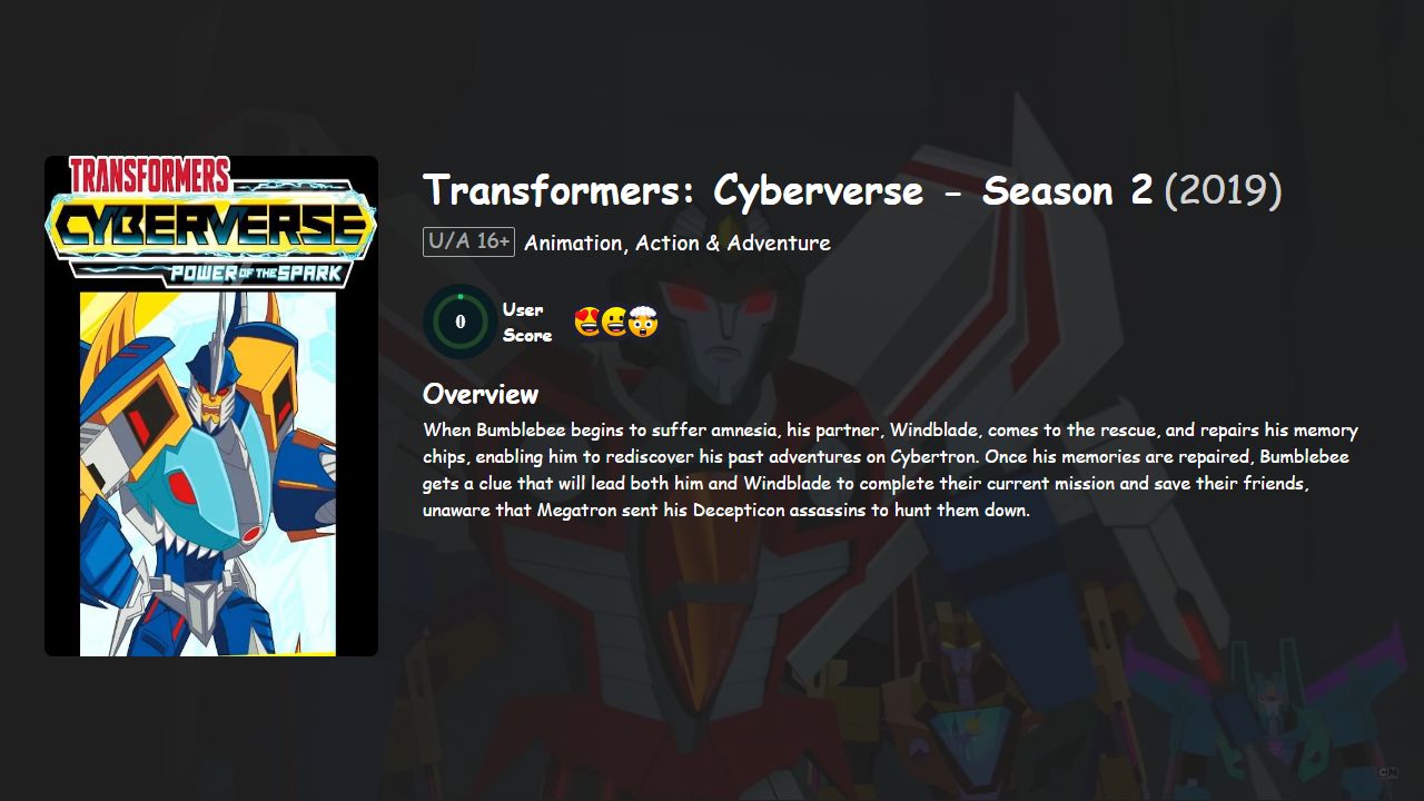 Transformers: Cyberverse Season 2 Hindi-English Dubbed