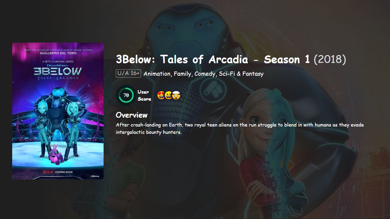 3Below: Tales of Arcadia Season 1 Hindi-English Dubbed