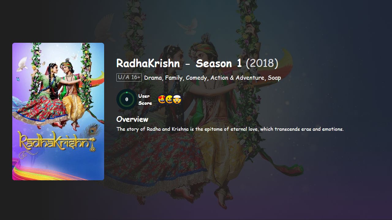 RadhaKrishn Season 1 Hindi Dubbed