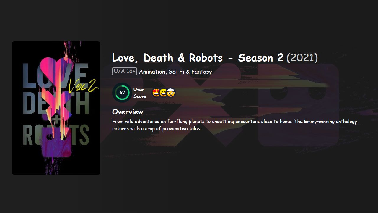 Love, Death & Robots Season 2 Hindi-English Dubbed