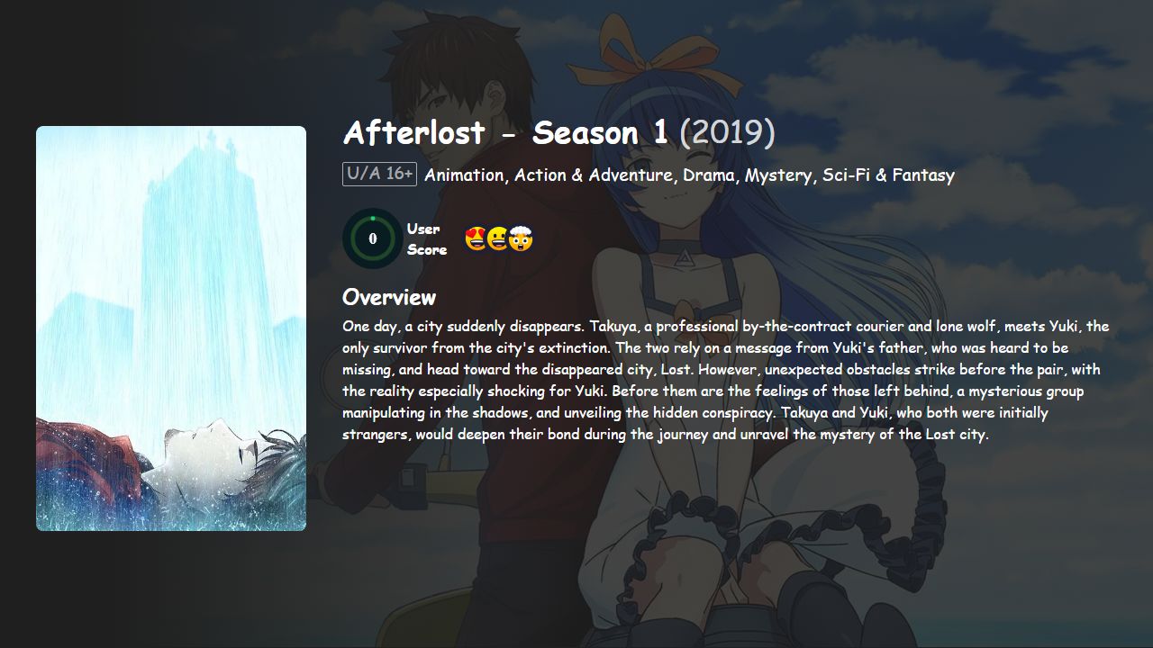 Afterlost Season 1 Japanese Dubbed