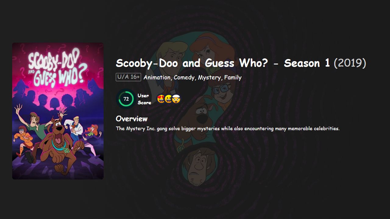 Scooby-Doo and Guess Who? Season 1 Urdu-English Dubbed