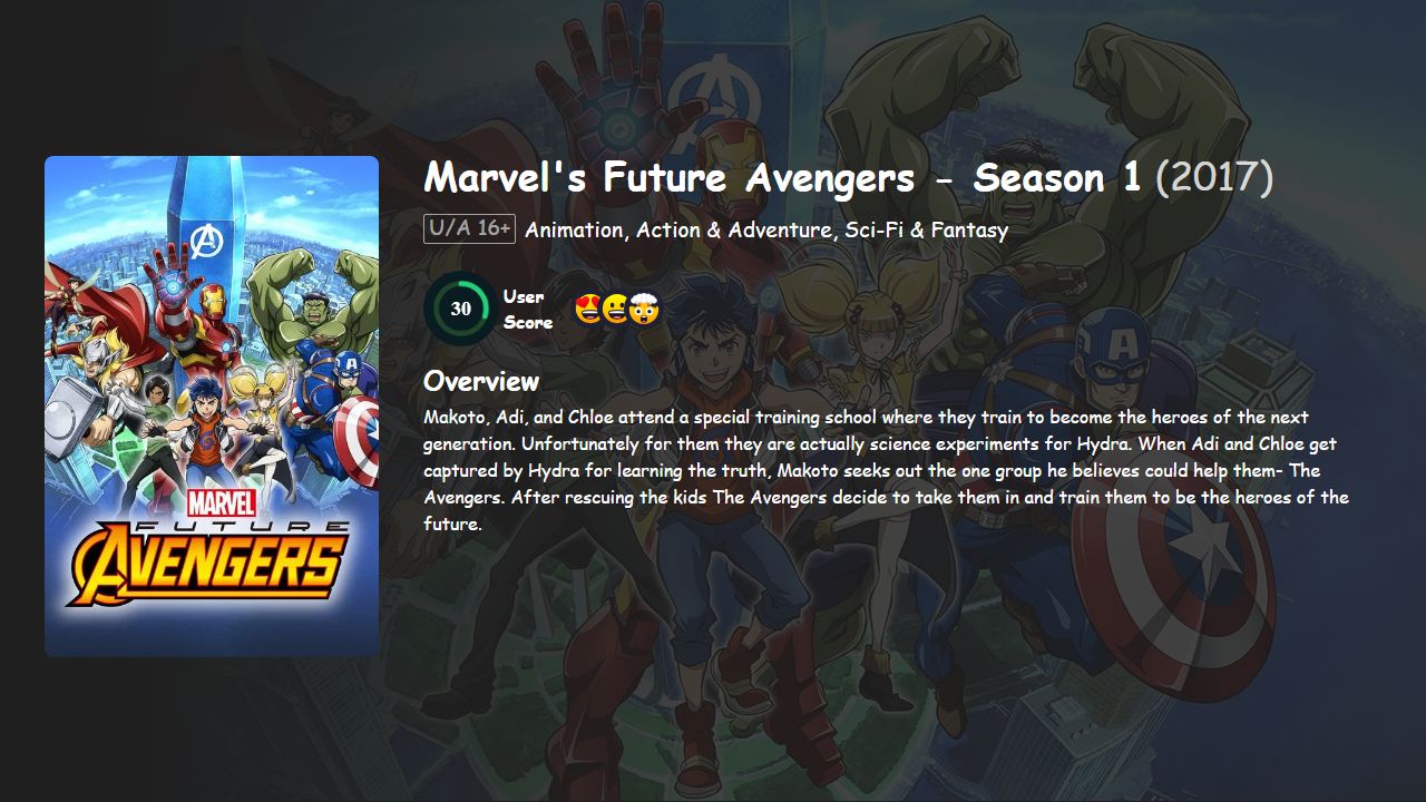 Marvel’s Future Avengers Season 1 Hindi Dubbed