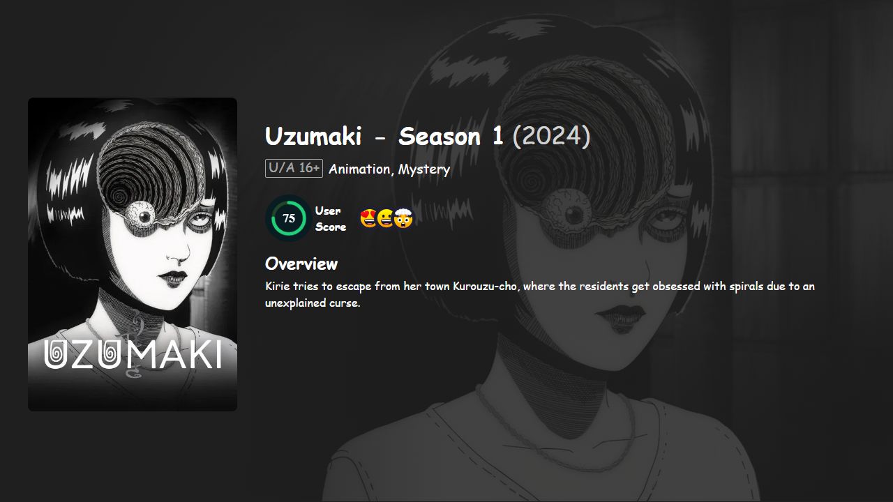 Uzumaki Season 1 English-Japanese Dubbed