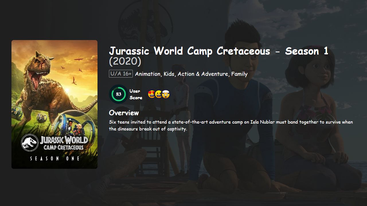 Jurassic World Camp Cretaceous Season 1 Hindi-English Dubbed