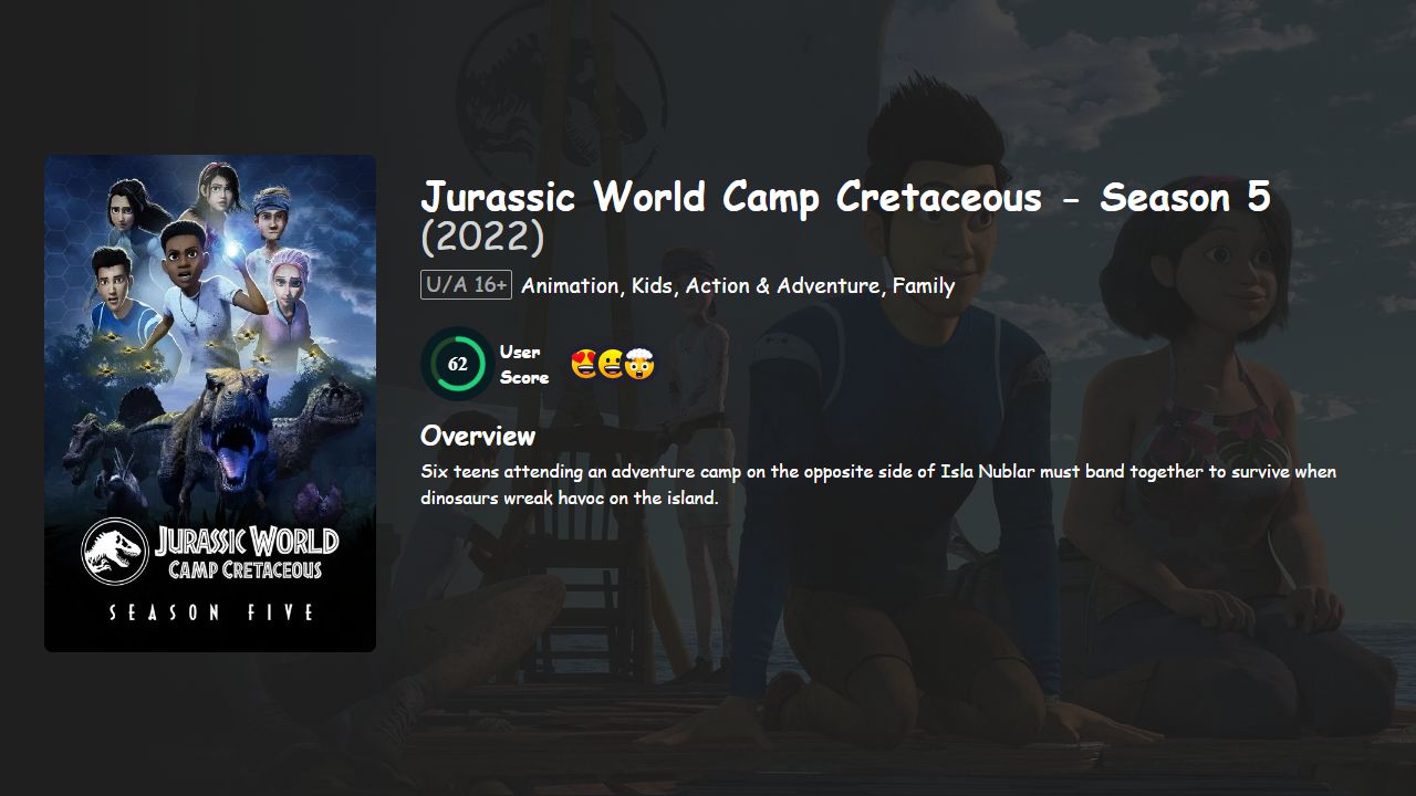 Jurassic World Camp Cretaceous Season 5 Hindi-English Dubbed