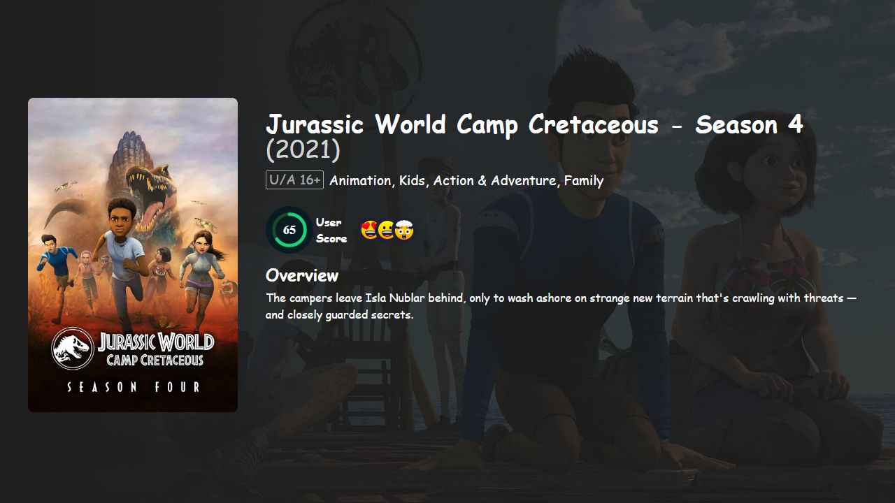 Jurassic World Camp Cretaceous Season 4 Hindi-English Dubbed