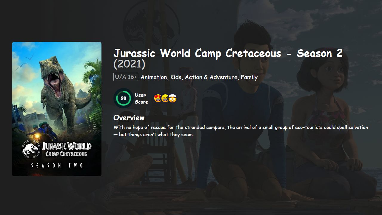 Jurassic World Camp Cretaceous Season 2 Hindi-English Dubbed