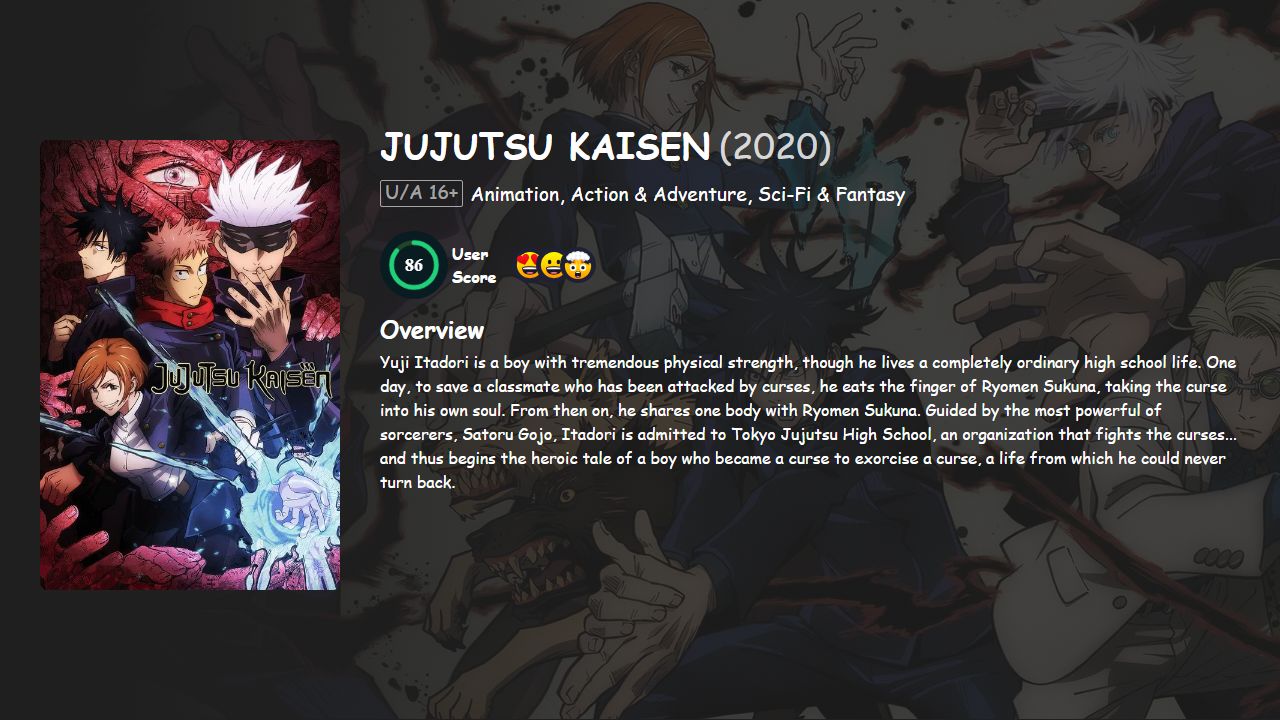 Jujutsu Kaisen Season 2 Hindi-Telugu-Tamil-English-Japanese Dubbed