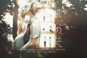 Wallpaper Hotarubi no Mori e by WatashiwaArumin on DeviantArt